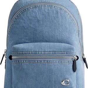 NWT Coach Charter Backpack (Indigo Denim)